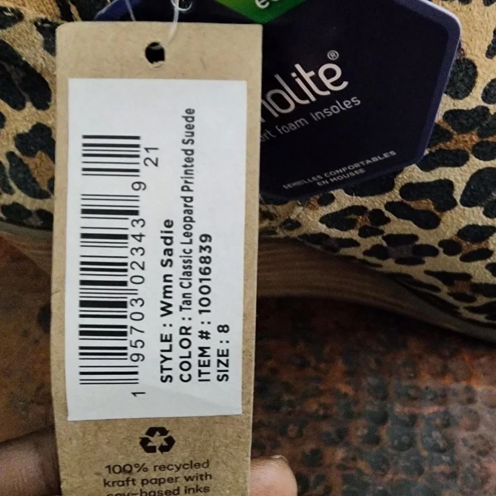 TOMS Sadie Suede Wedge in Leopard